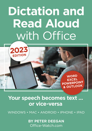 Dictation and Read Aloud with Office