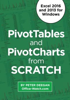 PivotTables and PivotCharts from scratch